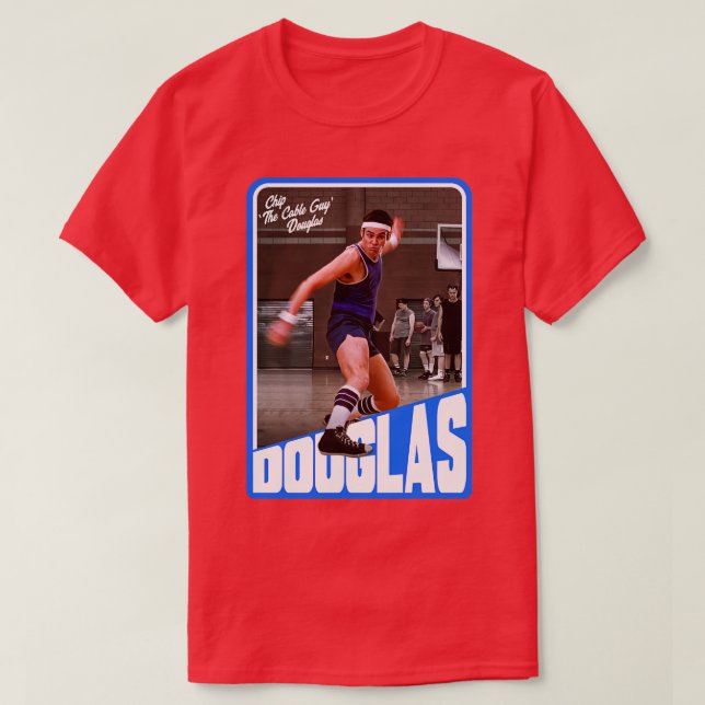 Chip: Kabelet Guy Douglas Basketball Trading d T Shirt (Design framsida)