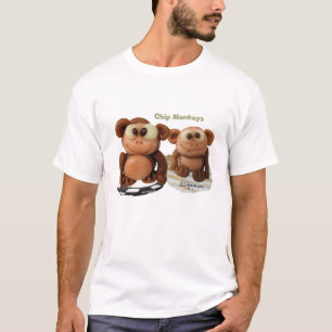 Chip Monkey Kids Funny T Shirt