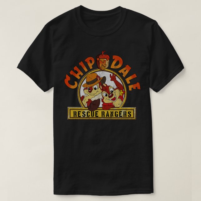 Chip n Dale Vintage T Shirt (Design framsida)