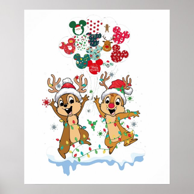 Chip och Dale jul Poster (Framsidan)