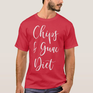 Chip och Guac Diet Funny Avocado Guacamole T Shirt