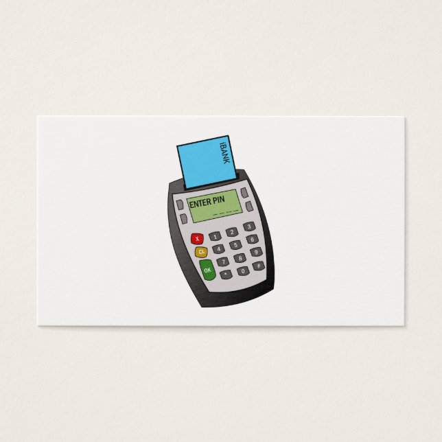 Chip- och Pin-terminal Visitkort (Framsidan)