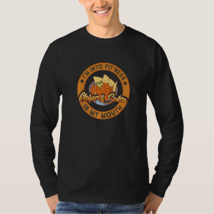 Chip och Salsa Bowl Dish Queso Mexican Food Nacho T Shirt