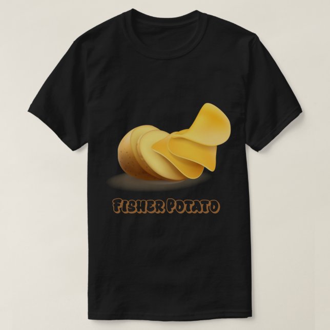Chip, Roligt Potato, Fisher Potato T Shirt (Design framsida)