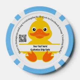 Chip, svart, stripe Kant Poker Ch Marker