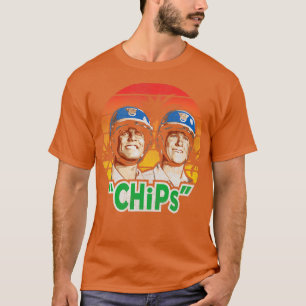 Chip TV Show Retro Worn T Shirt
