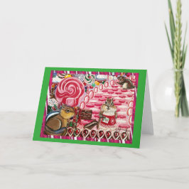 Chip Visit's Ms Elizabeth Note Card Helgkort