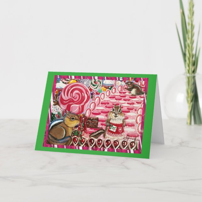 Chip Visit's Ms Elizabeth Note Card Helgkort (Framsida)