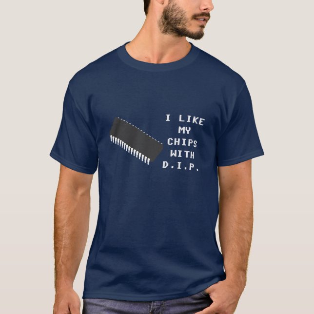Chip with D.I.P. T-Shirt (Framsida)