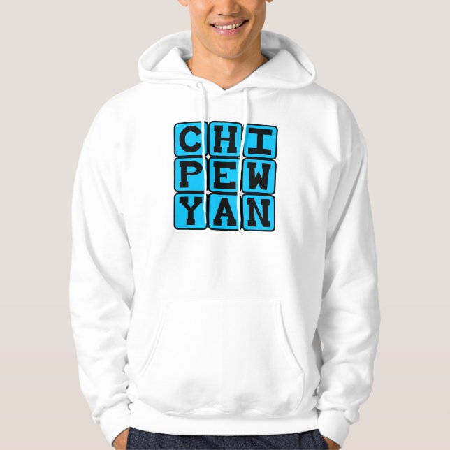 Chipewyan, språk i nordvästra Kanada Hoodie (Framsida)