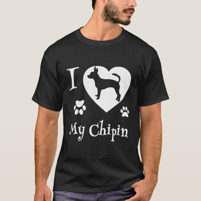 Chipin Shirt Design för Chipin-Hundälskare T (Framsida)