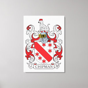Chipman familjvapensköld canvastryck