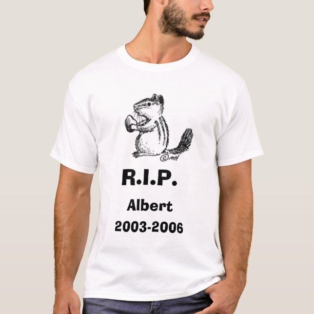 chipmunk3 2003-2006, R.I.P., Albert T-shirt (Framsida)