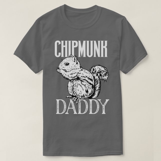 Chipmunk älskare Chipmunk pappa T Shirt (Design framsida)