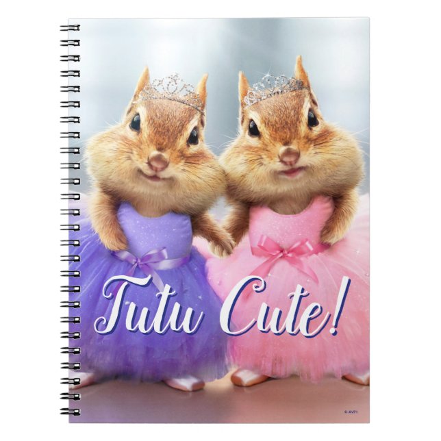 Chipmunk Ballerina Duo Anteckningsbok (Framsidan)