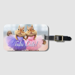 Chipmunk Ballerina Duo Bagagebricka