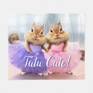 Chipmunk Ballerina Duo Fleecefilt