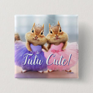 Chipmunk Ballerina Duo Knapp