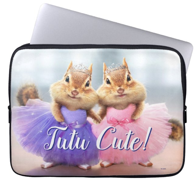 Chipmunk Ballerina Duo Laptop Fodral (Framsidan)