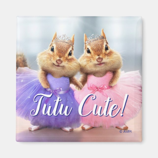 Chipmunk Ballerina Duo Magnet (Framsidan)