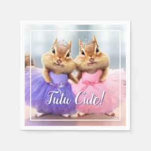 Chipmunk Ballerina Duo Pappersservett