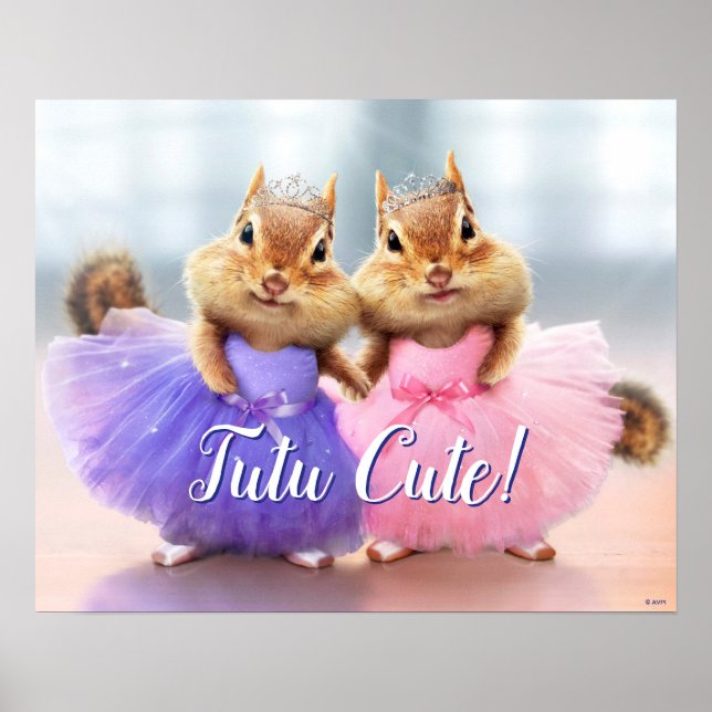 Chipmunk Ballerina Duo Poster (Framsidan)