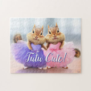 Chipmunk Ballerina Duo Pussel