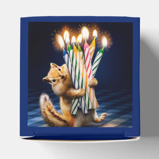 Chipmunk Birthday Candles Presentaskar (Överdel)