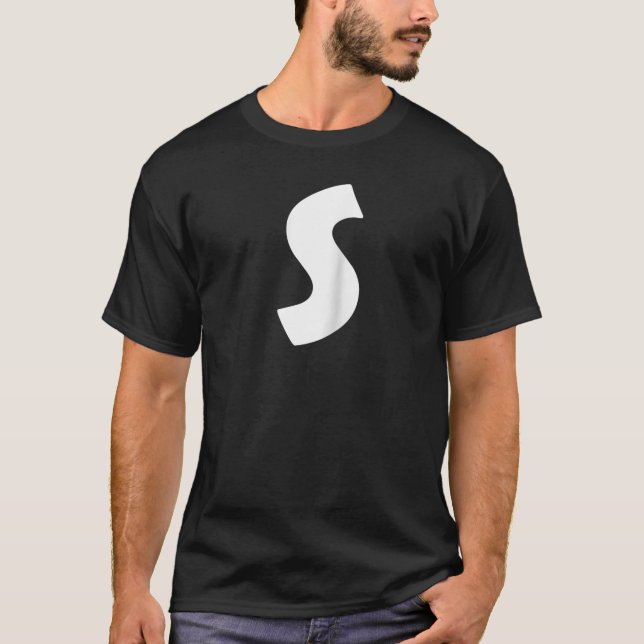 Chipmunk Carnival Group Costume Brev S Bleu Hall T Shirt (Framsida)