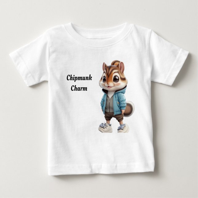 Chipmunk Charm T Shirt (Framsida)