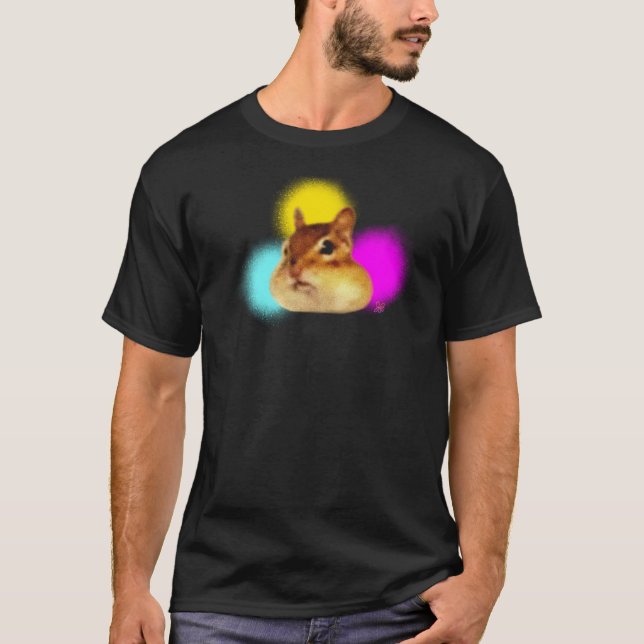Chipmunk Chippy-vers! シ マ リ ス チ ッ ピ budgivningsord T Shirt (Framsida)