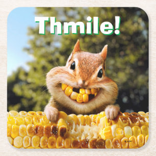 Chipmunk EEG-Maj Underlägg Papper Kvadrat