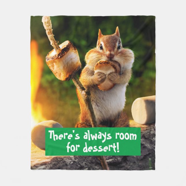 Chipmunk Ewarzmarmallow Fleecefilt (Framsidan)