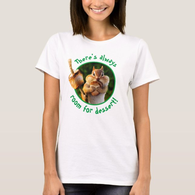 Chipmunk Ewarzmarmallow T Shirt (Framsida)