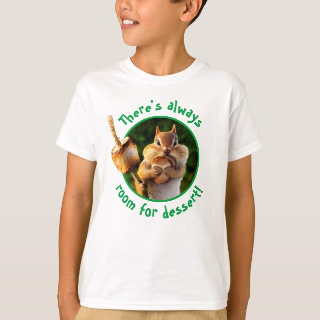 Chipmunk Ewarzmarmallow T Shirt (Framsida)