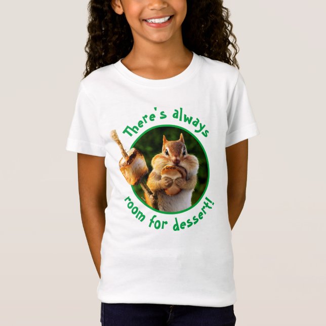 Chipmunk Ewarzmarmallow T Shirt (Framsida)