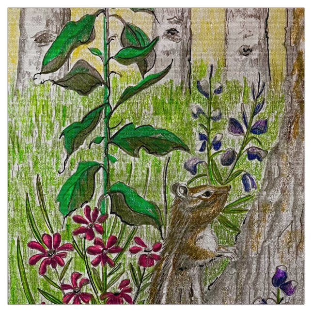 Chipmunk Forest Tyg (Provkarta)