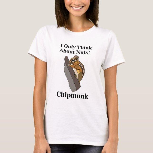 Chipmunk Gnagare Husdjurs Mamma T Shirt (Framsida)