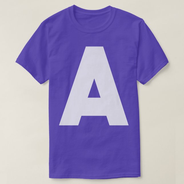 Chipmunk Halloween Carnival Group Costume Letter A T Shirt (Design framsida)