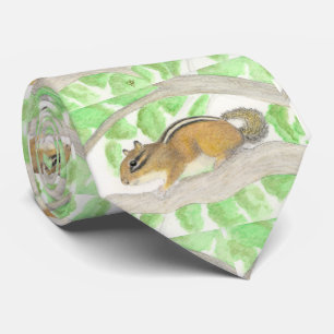 Chipmunk i Apple Träd Slips