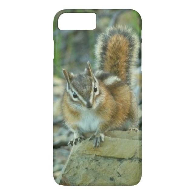 Chipmunk i Glacier nationalpark Case-Mate iPhone Skal (Baksida)