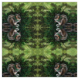 Chipmunk i Moss-skogen Tyg