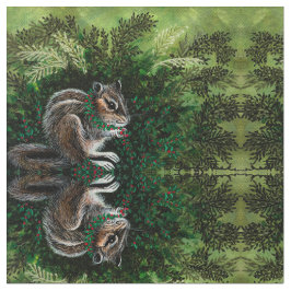 Chipmunk i Moss-skogen Tyg