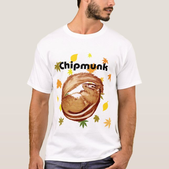 Chipmunk　illustration　(1) Tee (Framsida)