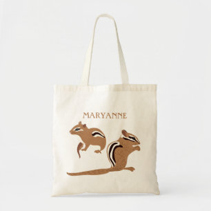 Chipmunk Illustrations-Personligen Tygkasse