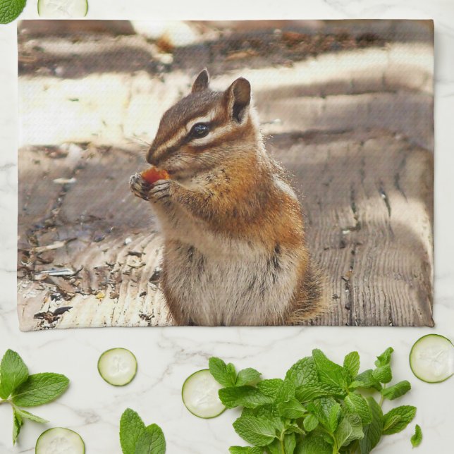 Chipmunk Kitchen Towel Kökshandduk (Vikta)