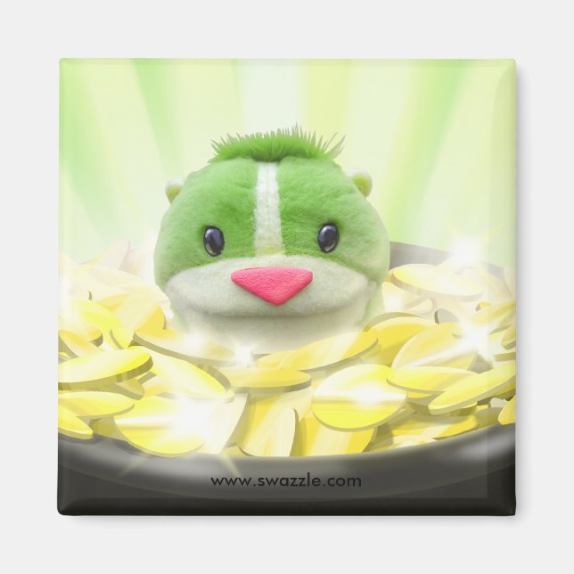 Chipmunk Leprechaun Magnet (Framsidan)