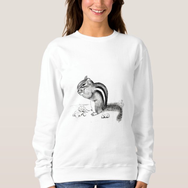 Chipmunk och Acorns Tee Shirt (Framsida)