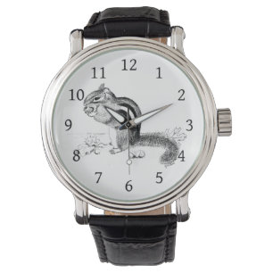 Chipmunk och Acorns Wrist Watch Armbandsur