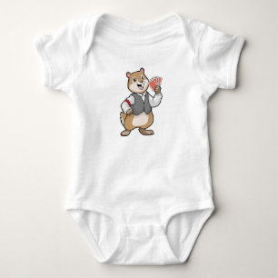 Chipmunk på Poker med Poker-kort T Shirt